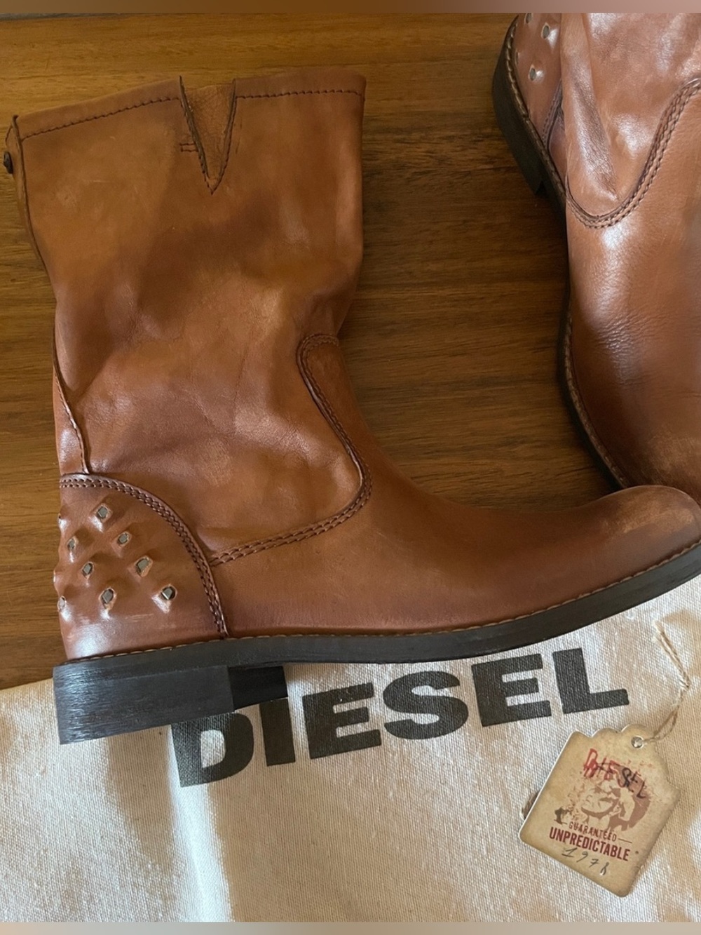 Diesel Boots Desert Women Size 7 or 37